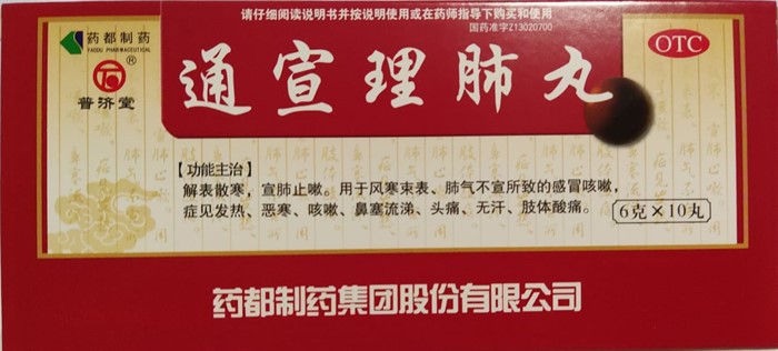Тун Сюань Ли Фэй Вань  通宣理肺丸  Tong Xuan Li Fei Wan  медовые шары - фото 6997